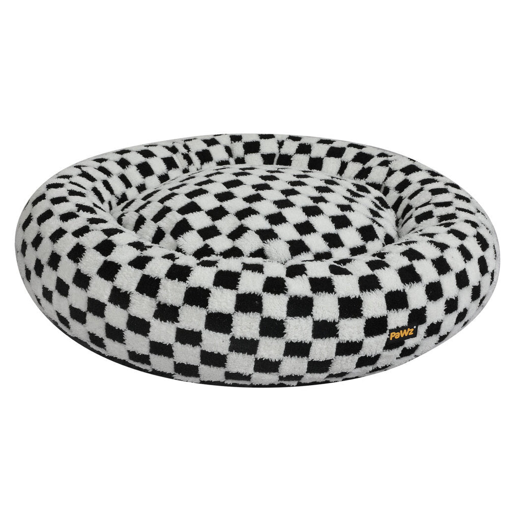 Pawz Circular Plush Dog Cosy Bed Calming Pet Plush Bed